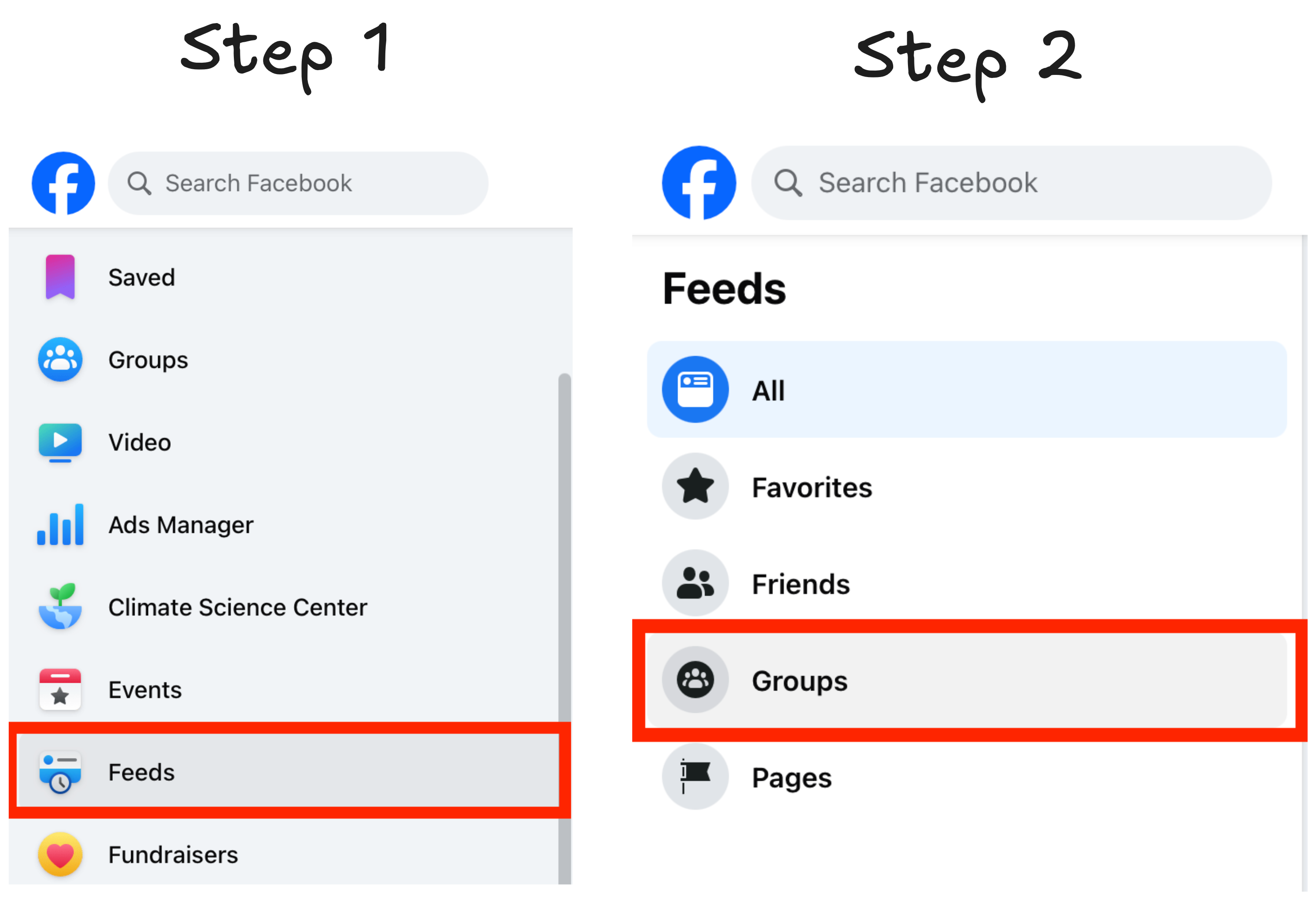 How to set up the Facebook Feed